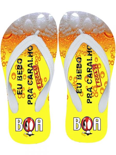 Chinelo Personalizado Bebo Mesmo